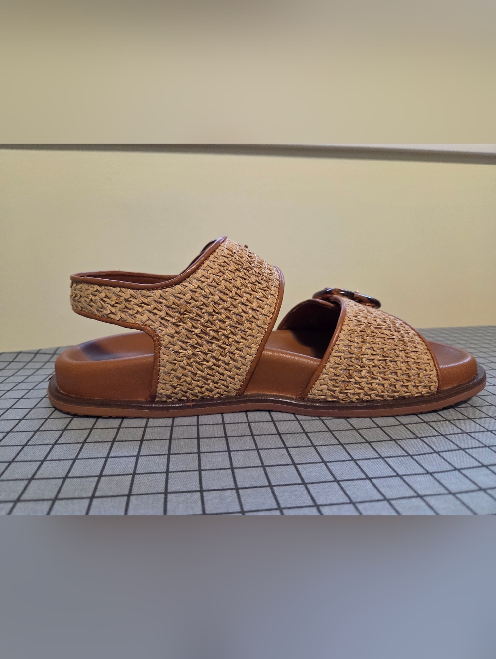 Luna Sole Eden Wicker Coconut Sandal - Never Worn - Picture 7 of 8